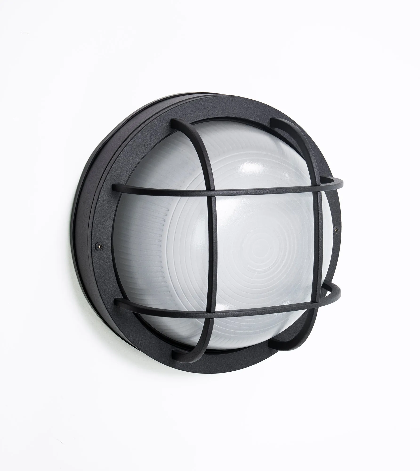 10” Round Integrated LED Nautical Bulkhead, 1250 Lumens, 3K, In 3 Finishes