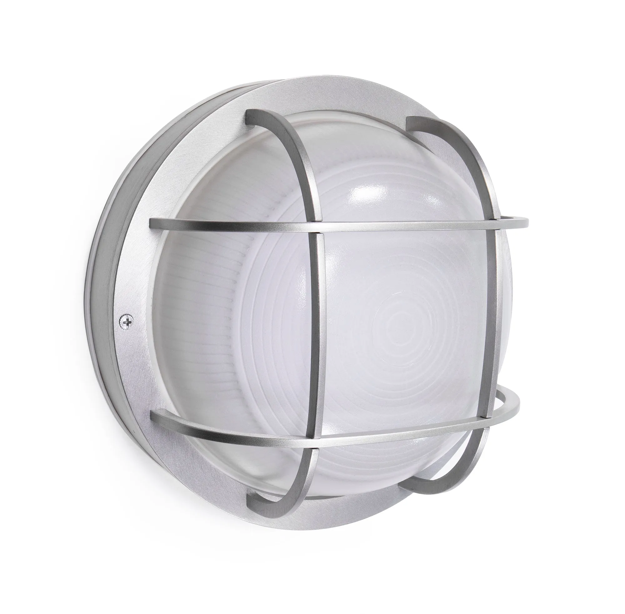 10” Round Integrated LED Nautical Bulkhead, 1250 Lumens, 3K, In 3 Finishes