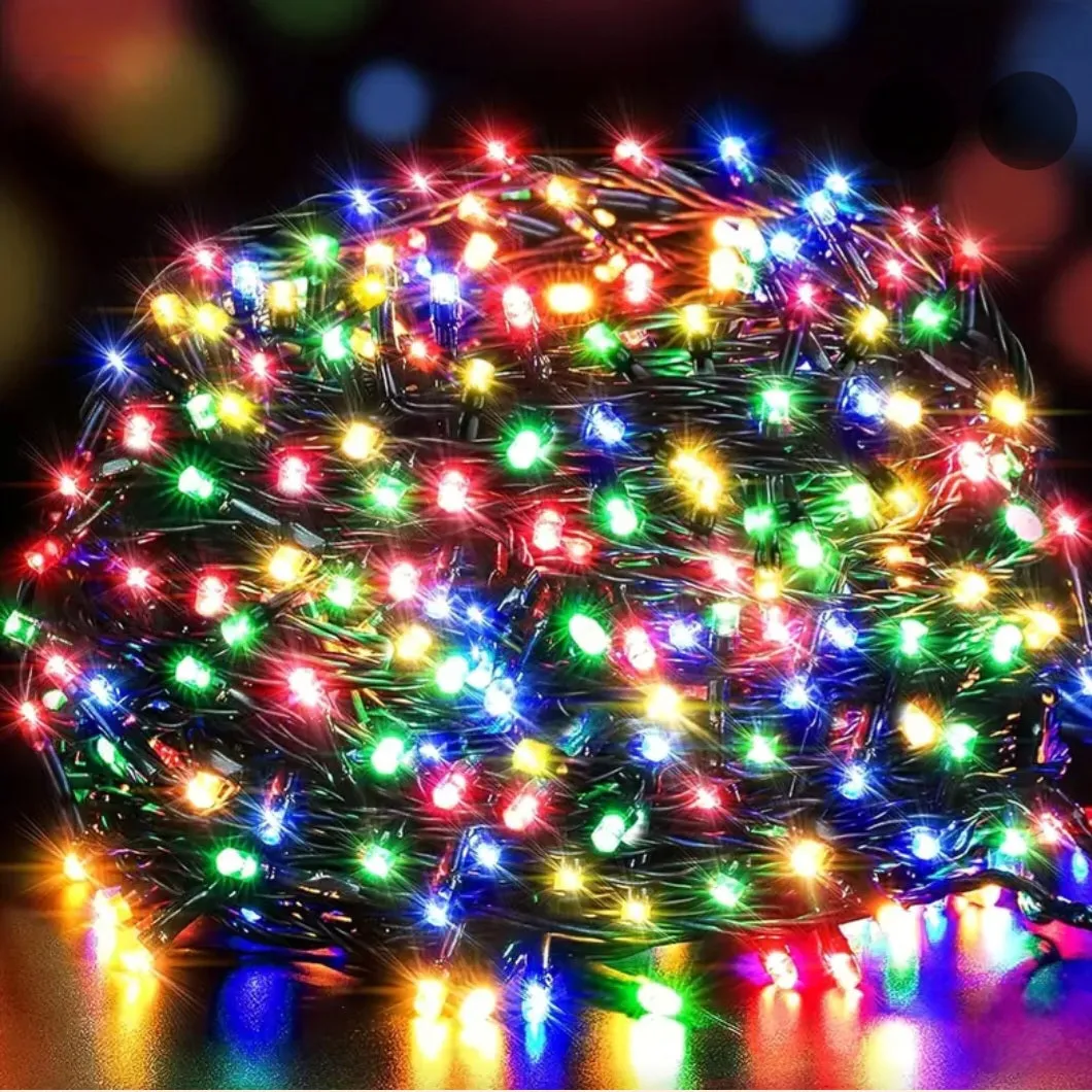 100 LED Twinkling Lights Multicolor