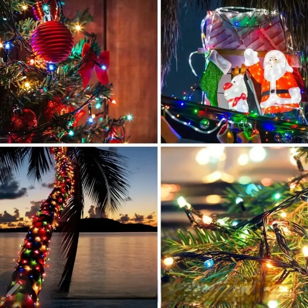 100 LED Twinkling Lights Multicolor