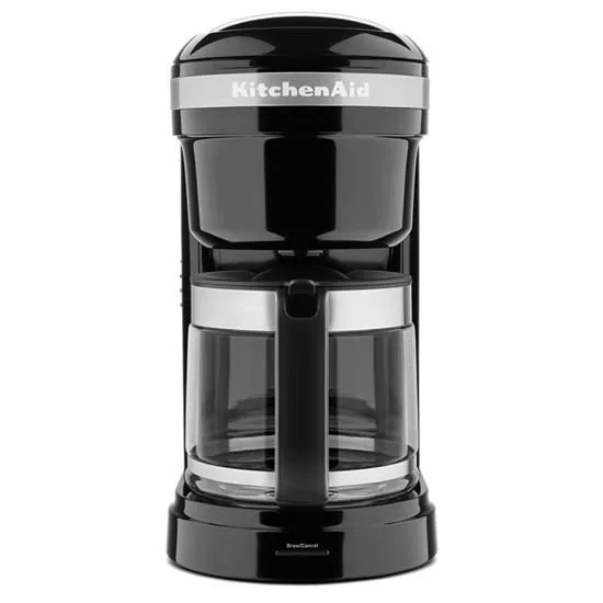 12 Cup Drip Coffee Maker With Spiral Showerhead - Onyx Black