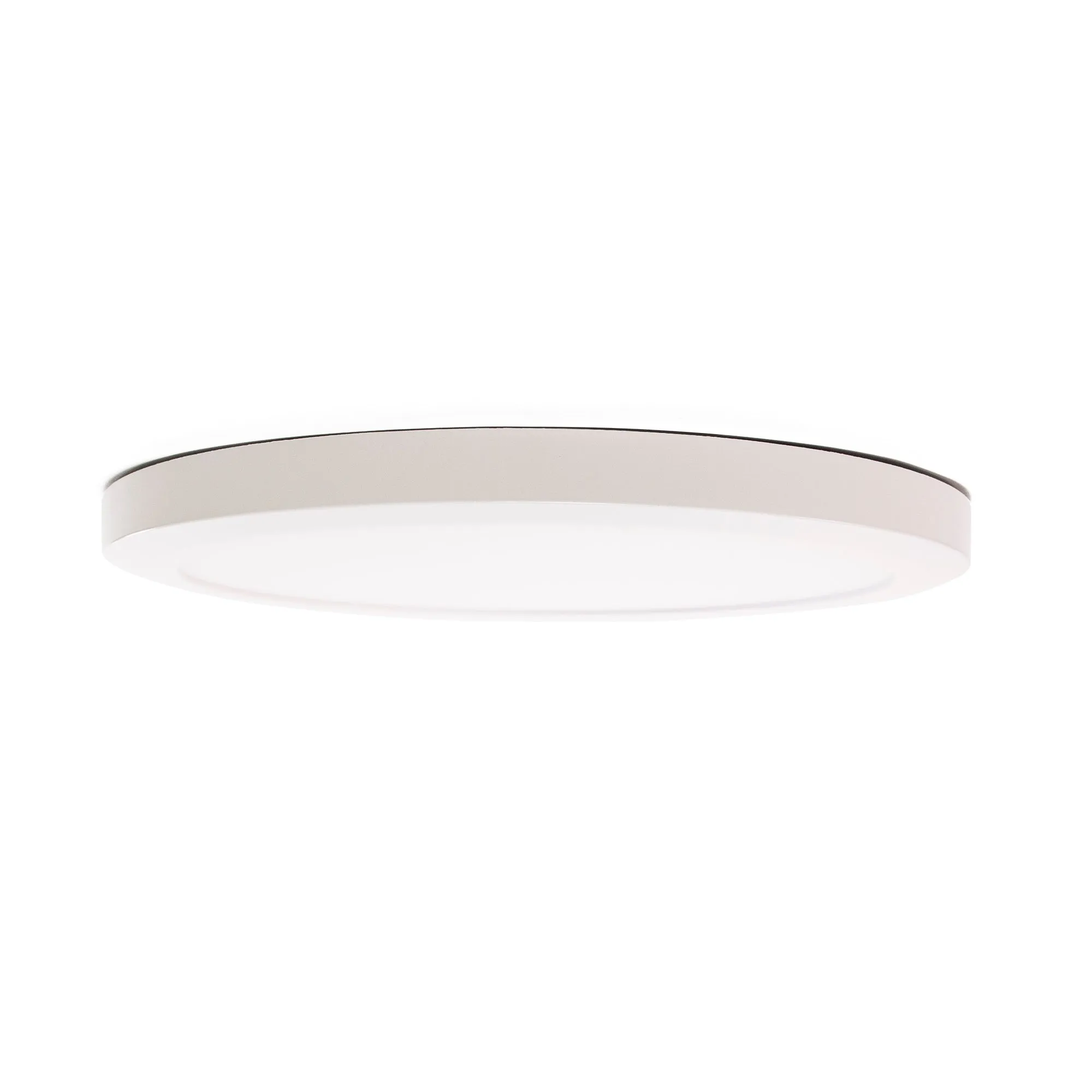 15 Inch Integrated LED Low Profile Flush Mount Ceiling Light, Dimmable, 1650 Lumen, 3K/4K/5K Switch, 90  CRI, White