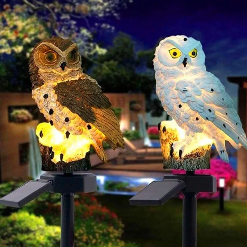 1pc LED Solar Parrot Lawn Light Solar Garden Lights Outdoor Kerst Decoratie Christmas Lights Wedding Decorations Solar Lights