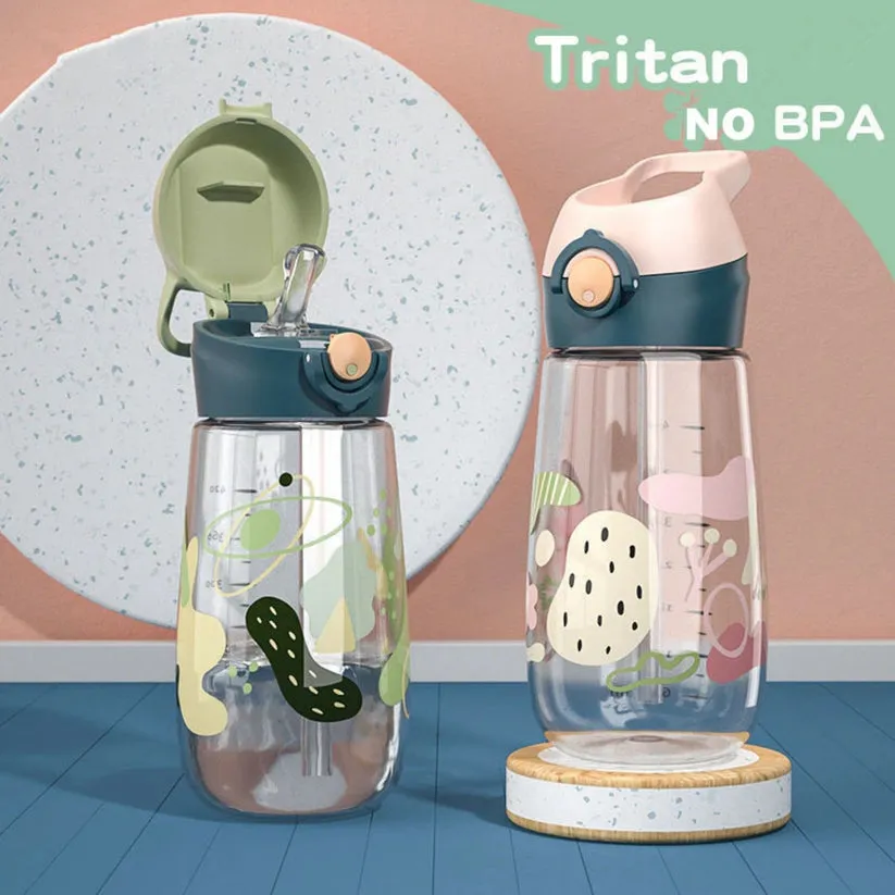 [2-Pack] Maya & Friends Tritan Water Bottle(480ml)- 3 Color