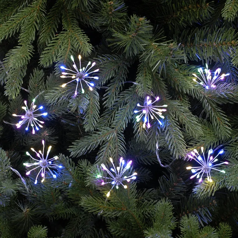 200 LED Pastel Multicolour Starburst Lights