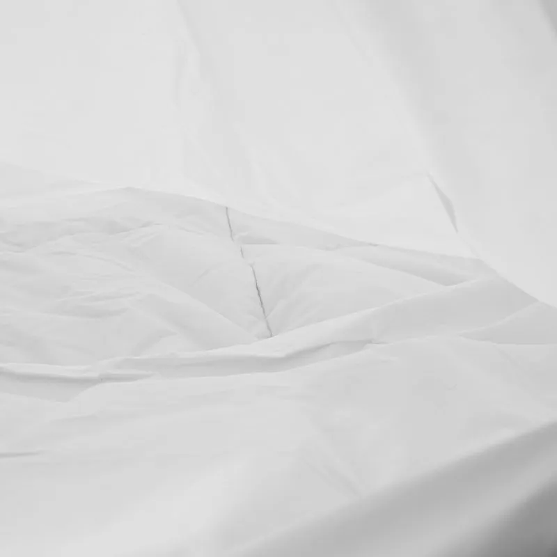 200 Thread Count Flap Oxford Cotton Rich Percale Duvet Cover - White