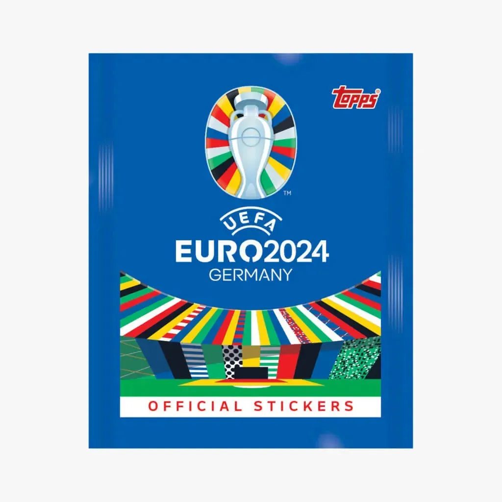 2024 Topps UEFA Euro Stickers Mega Starter Pack (Album   48 Stickers)