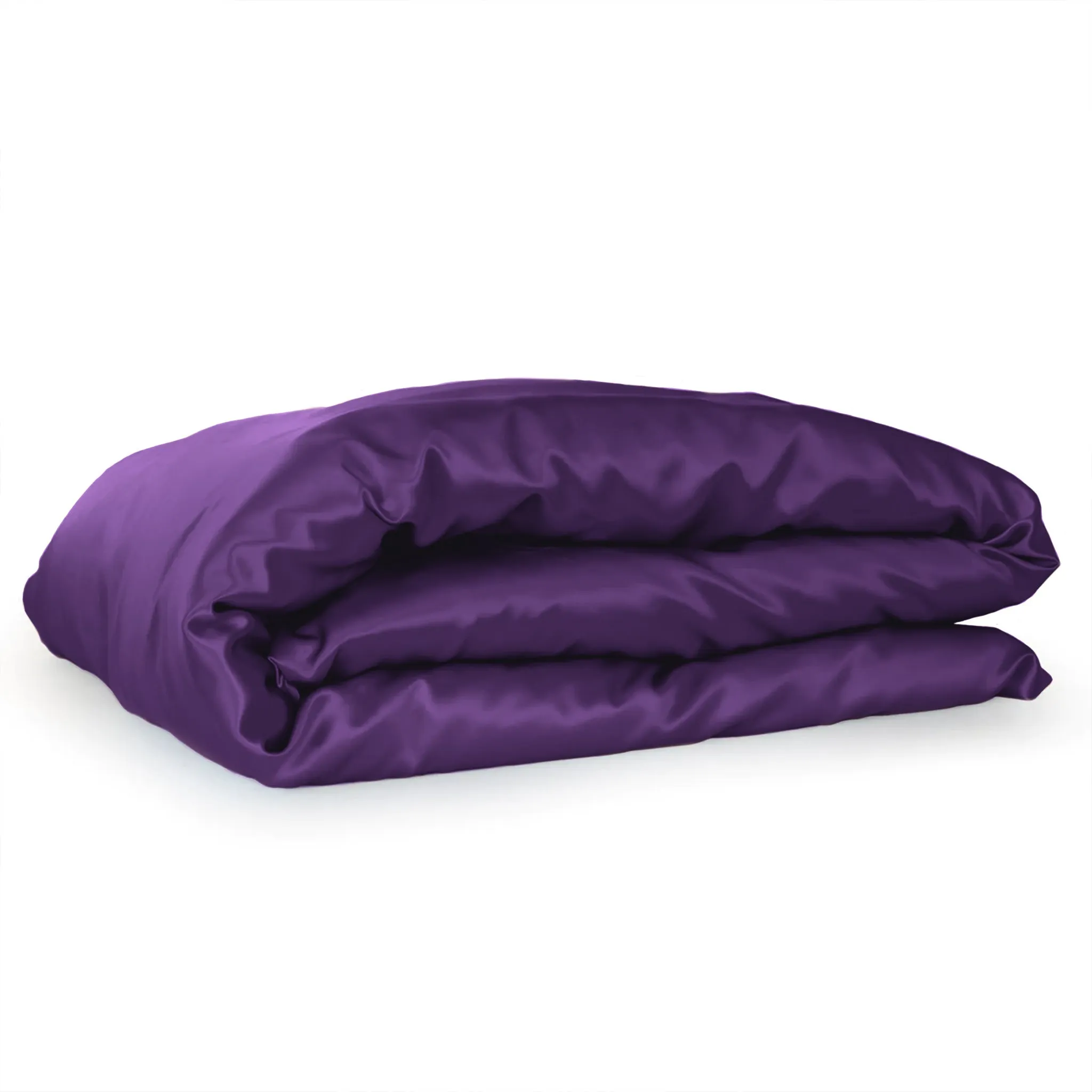 22 Momme Silk Duvet Cover - Plum