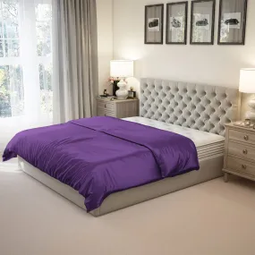 22 Momme Silk Duvet Cover - Plum