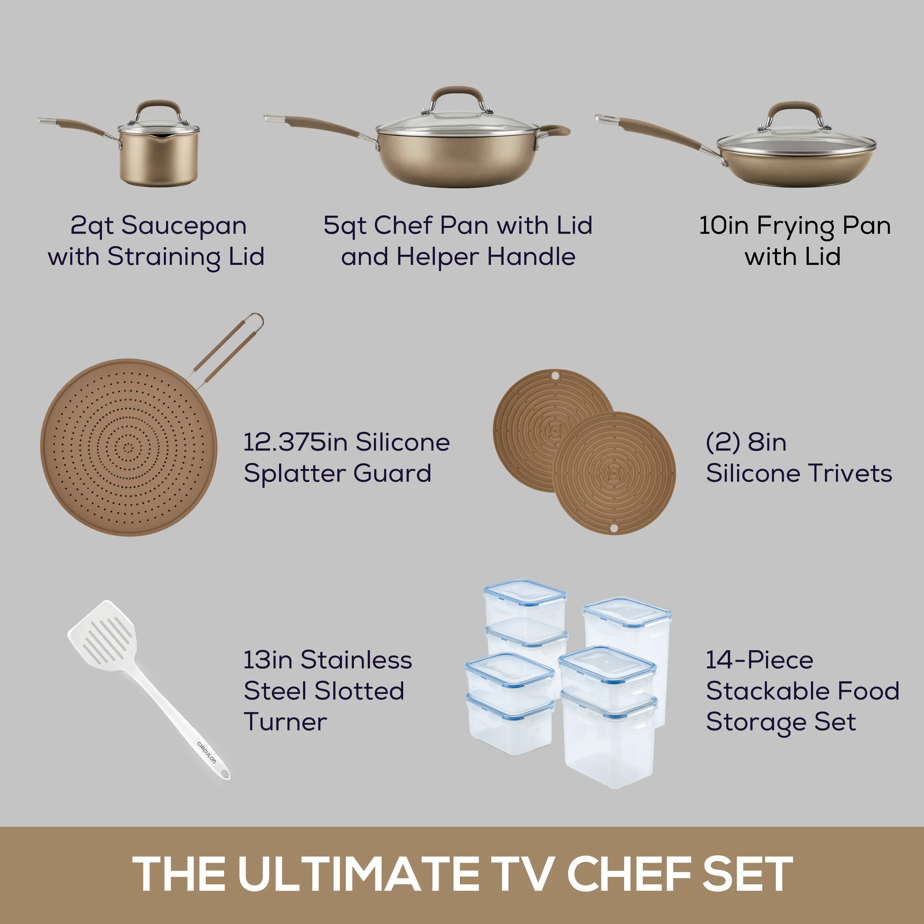 24-Piece Ultimate TV Chef Set