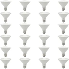 24Pk - Sunlite 9w LED PAR30 Reflector Floodlight 3000K Bulb - 75W Equiv