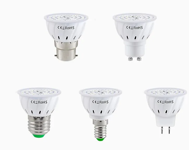 2Pcs MR16 80 LEDs LED Grow Light Bulb For Indoor Plants,Full Spectrum Garden Decoration Lamp AZ1239