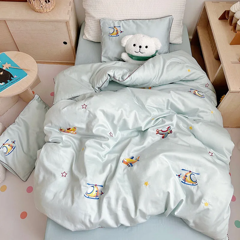 3-Piece Cotton Childrens Bedding Set