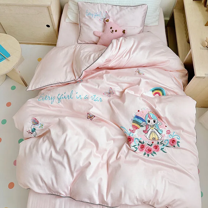 3-Piece Cotton Childrens Bedding Set