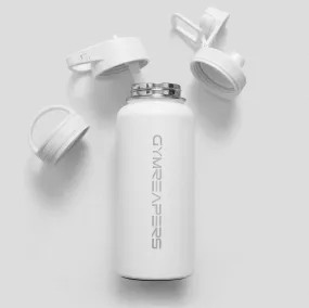 32 oz Stainless Steel Water Bottle - White