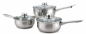 3pc Saucepan Set 16/18/20cm