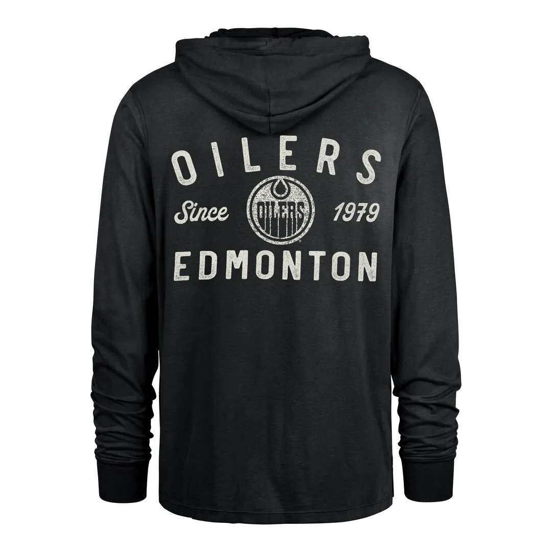 '47 Brand Men's NHL Edmonton Oilers Dusted Overhand LW Hoodie