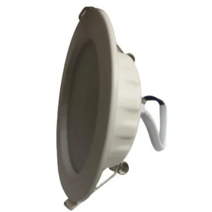 7W Recessed Panel Light Round 6500K  - Budget