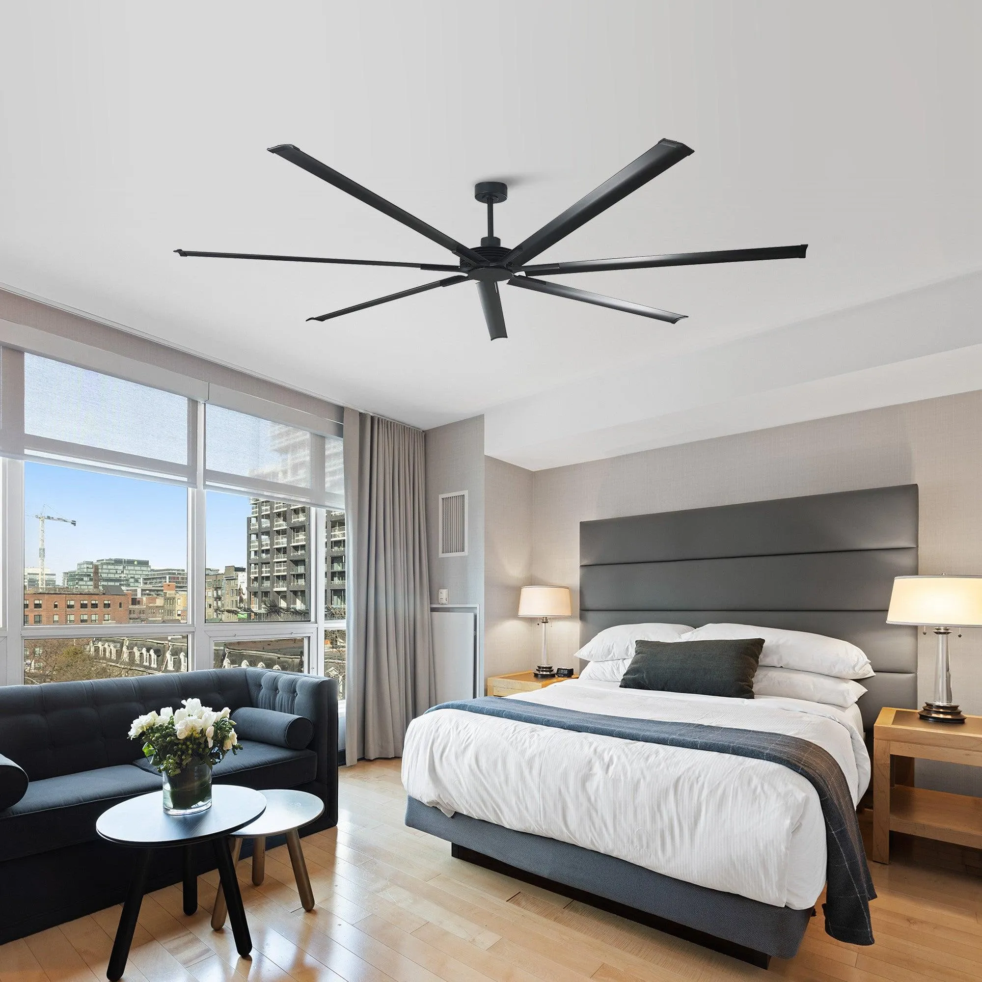 84 Inch 100 Inch Extra Large Ceiling Fan with Remote Control