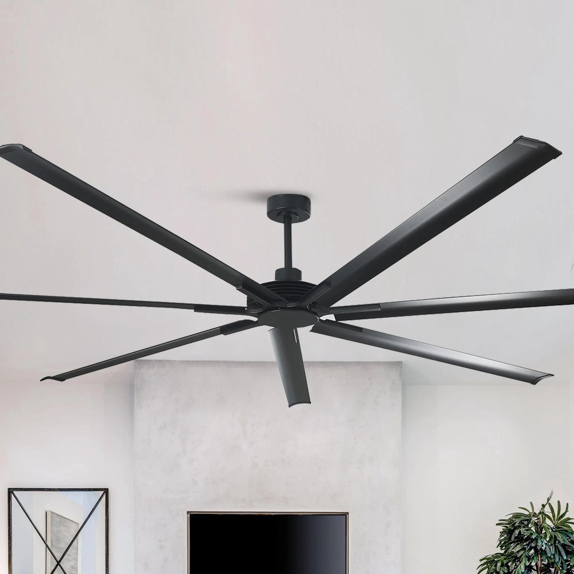 84 Inch 100 Inch Extra Large Ceiling Fan with Remote Control