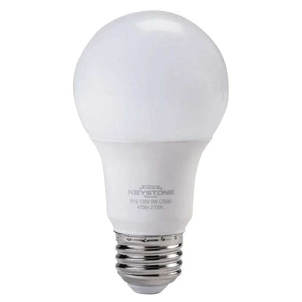 A19 Omni-Directional Bulb, 40W Equivalent, E26 Medium Base, 2700K, 90 CRI