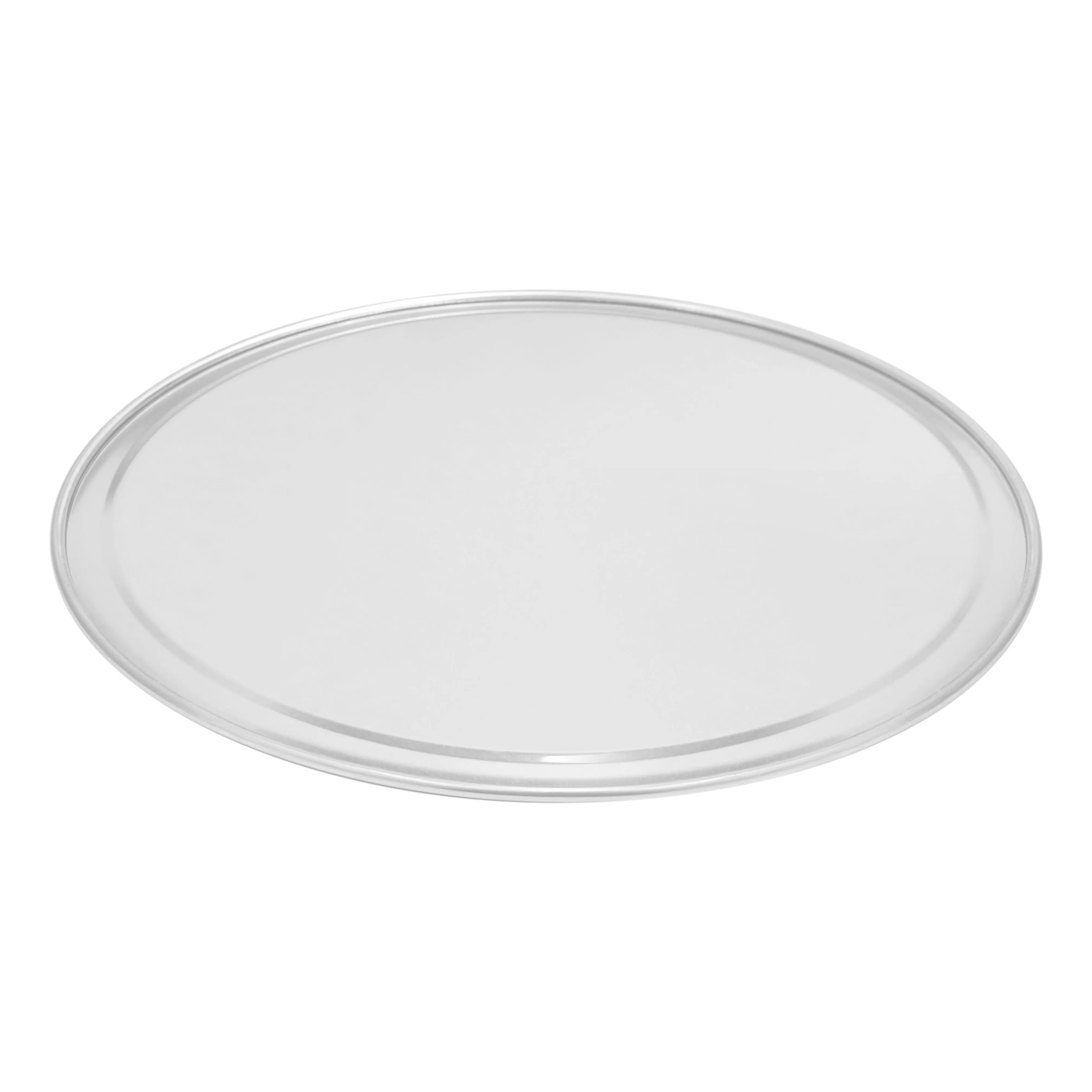 Anygleam 13 Inches Pizza Tray Aluminum Round Rimmed Non stick Metallic Dish Cake Baking Pan for Kitchen