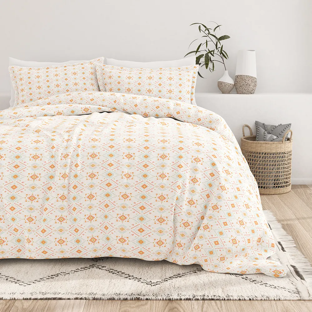 Aztec Dreams Pattern 3-Piece Duvet Cover Set