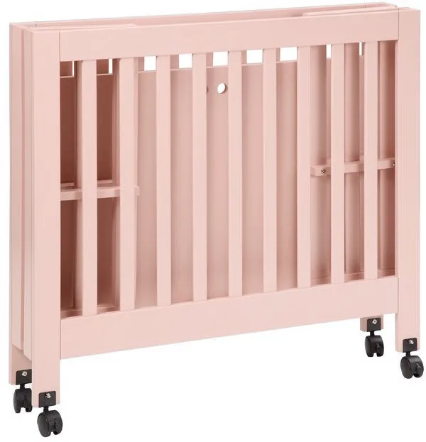 Babyletto Origami Mini Crib - Petal Pink