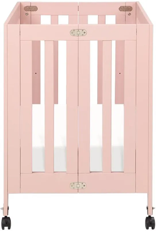 Babyletto Origami Mini Crib - Petal Pink