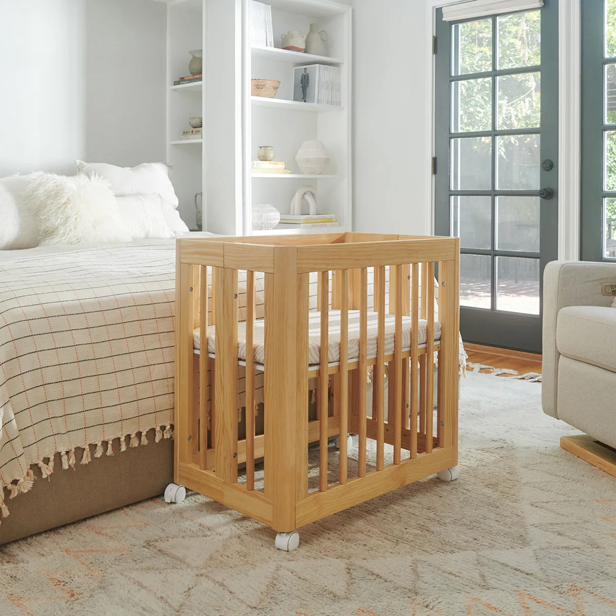 Babyletto Yuzu 8-in-1 Convertible Crib with All-Stages Conversion Kit - Natural