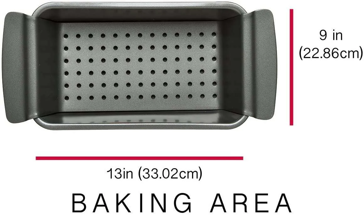 BakeIns Healthy Meatloaf Pan Set, 9"x4 3/8" - Ecolution