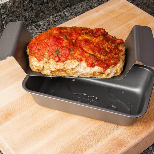 BakeIns Healthy Meatloaf Pan Set, 9"x4 3/8" - Ecolution