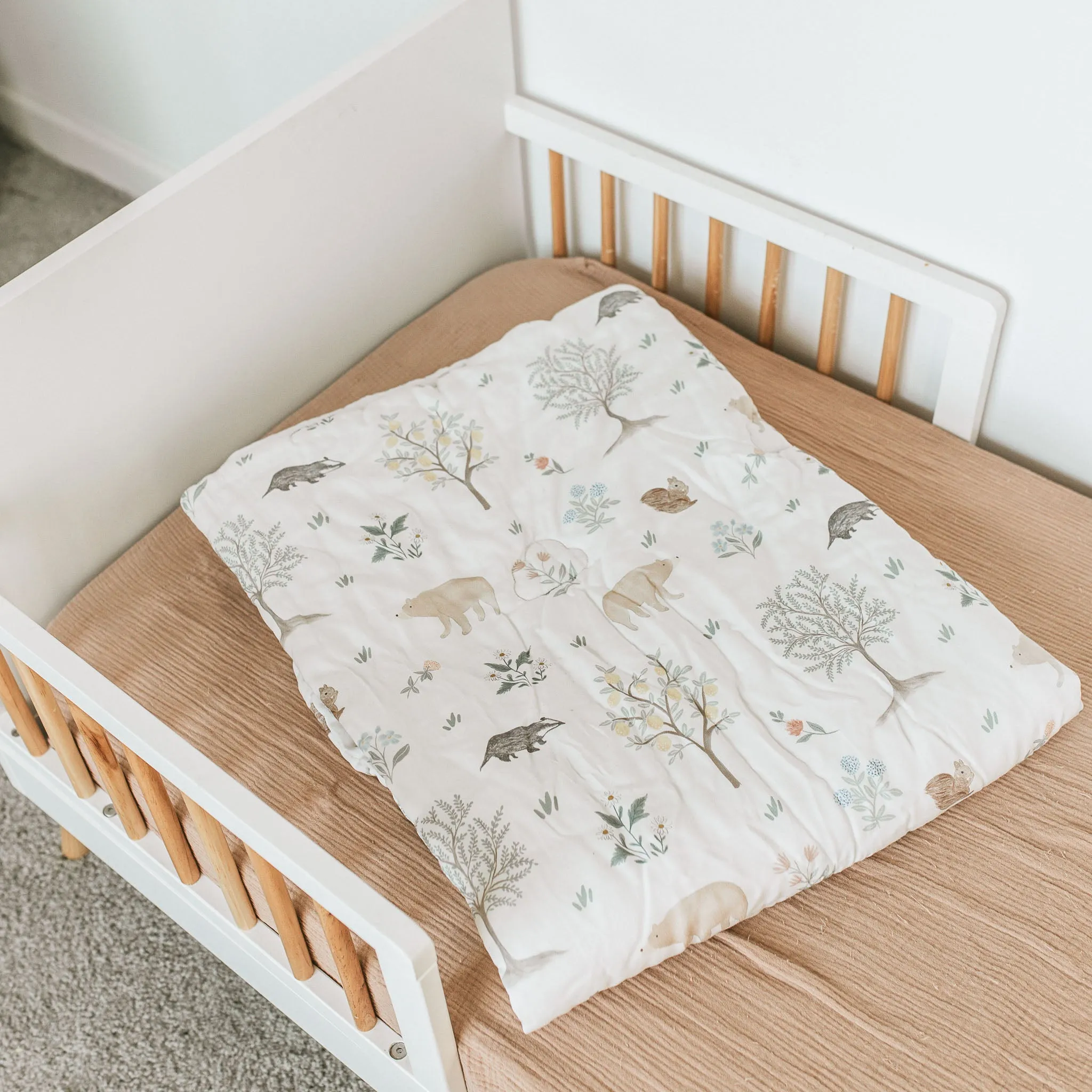 Bamboo Baby Duvet - Woodland Citrus