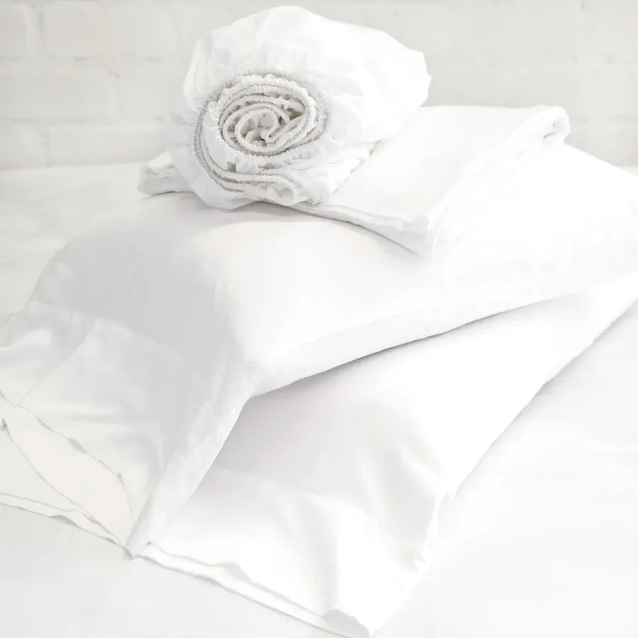 Bamboo Sheet Set in California King - White