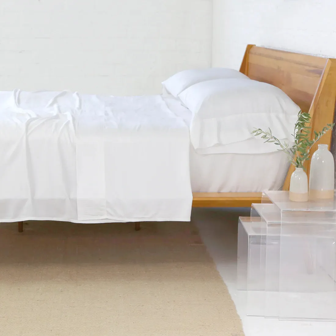 Bamboo Sheet Set in California King - White