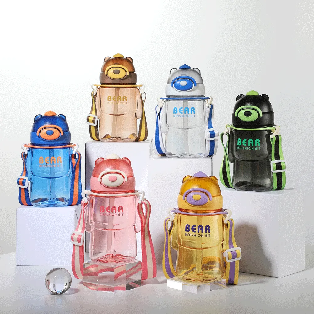 Bear Robot Shape Water Bottle For All Bear Lovers.(800ML)