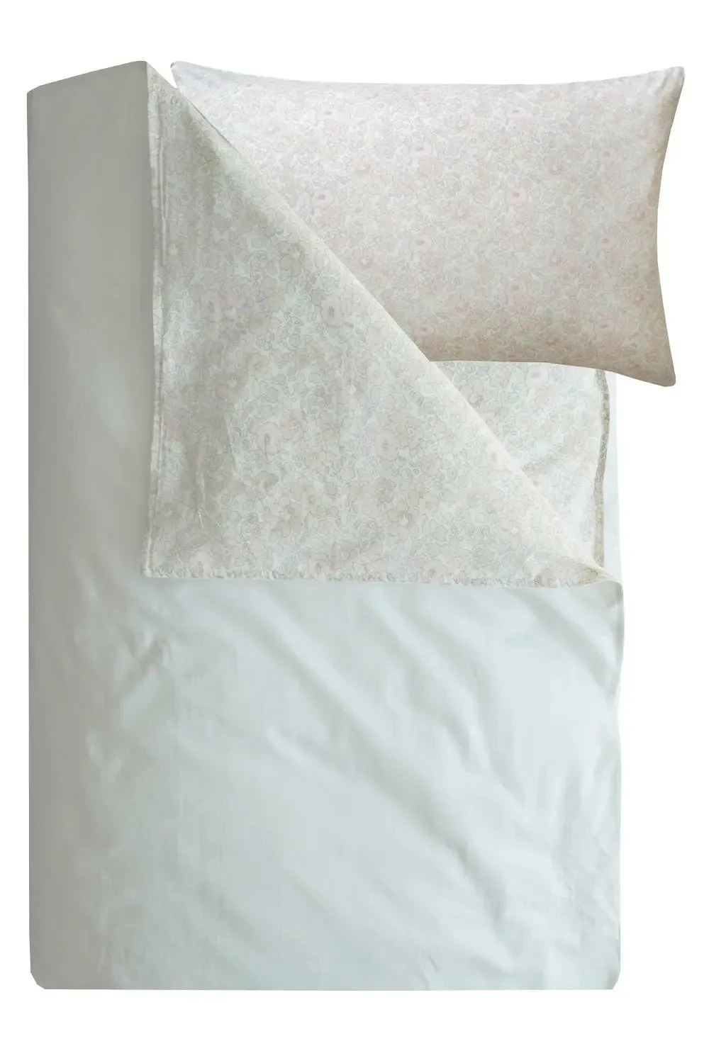 Bedding in White Made With Liberty Fabric BETSY LACE