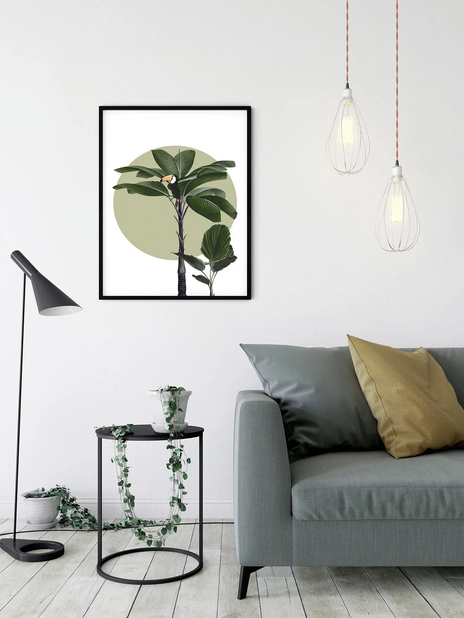 Botanical Garden Palmtree Art Poster