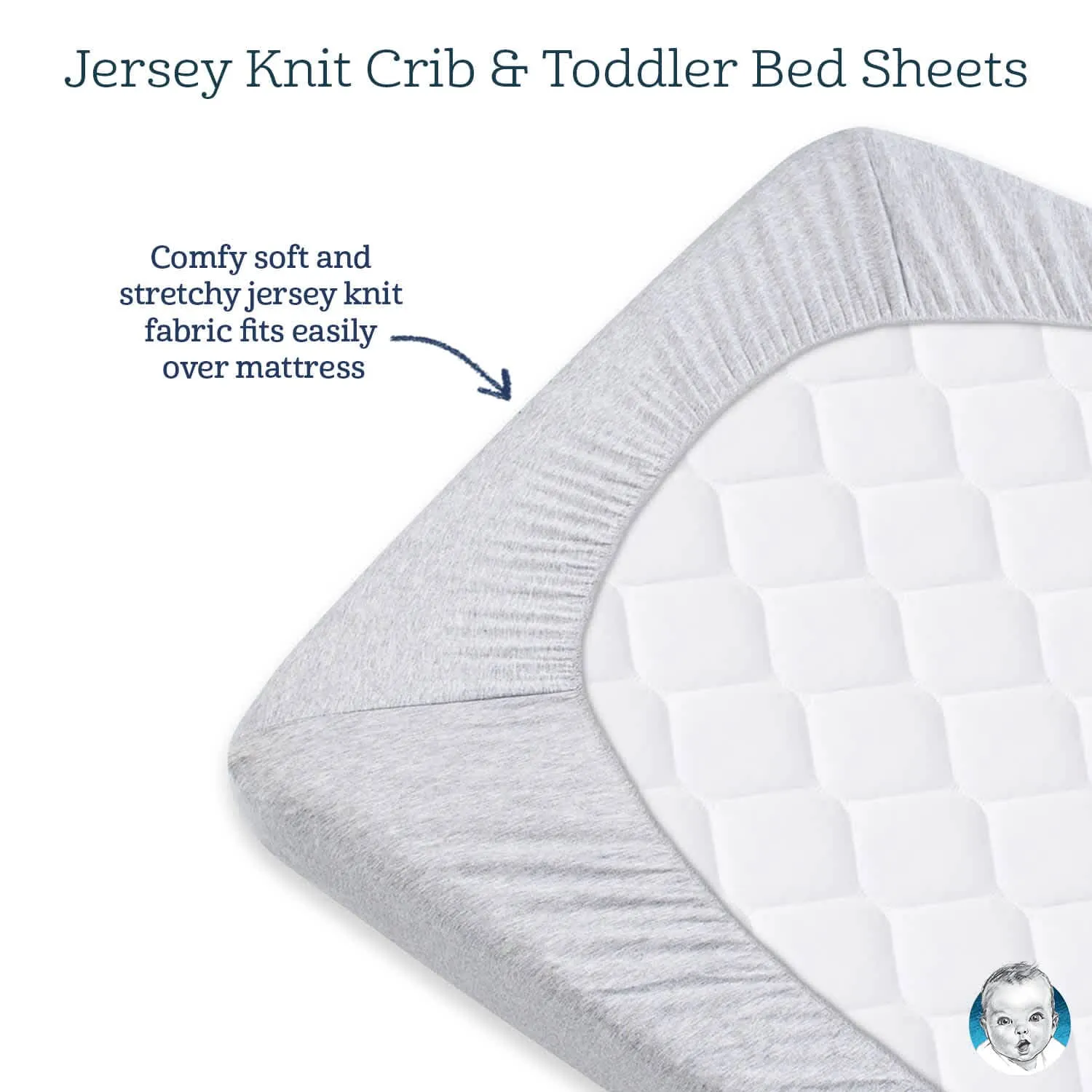 Boys Space Fitted Crib Sheet