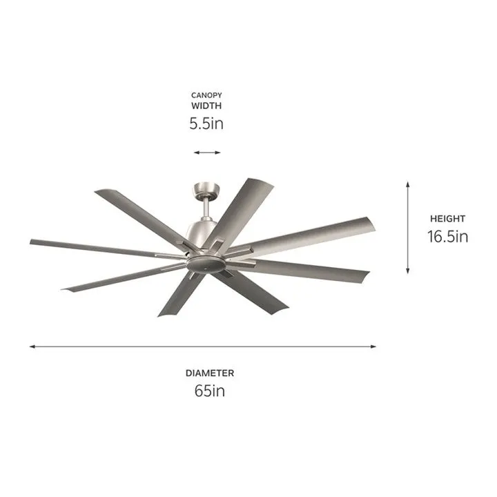 Breda 65" 8-Blade Ceiling Fan