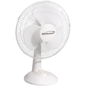 Brentwood Kool Zone F-16DW 16 Oscillating Desk Fan