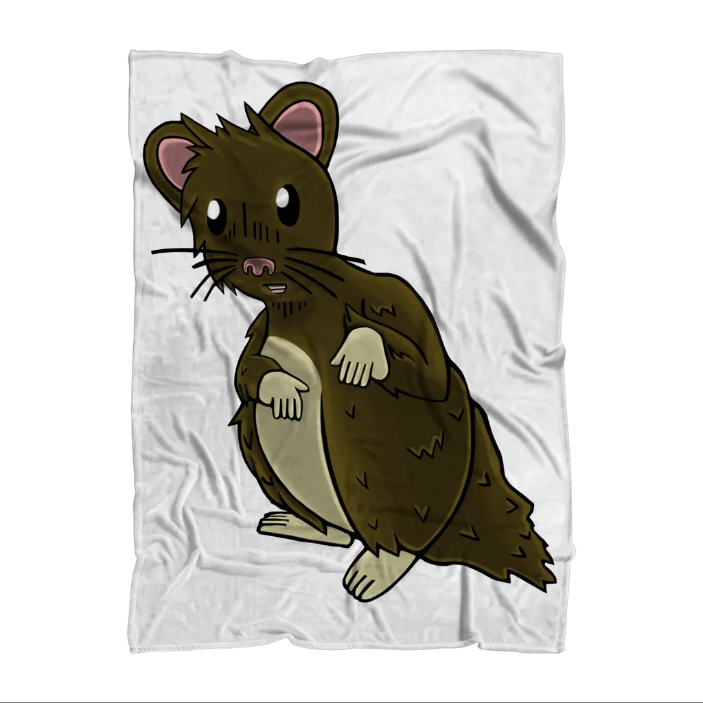 BrownHamster Sublimation Throw Blanket