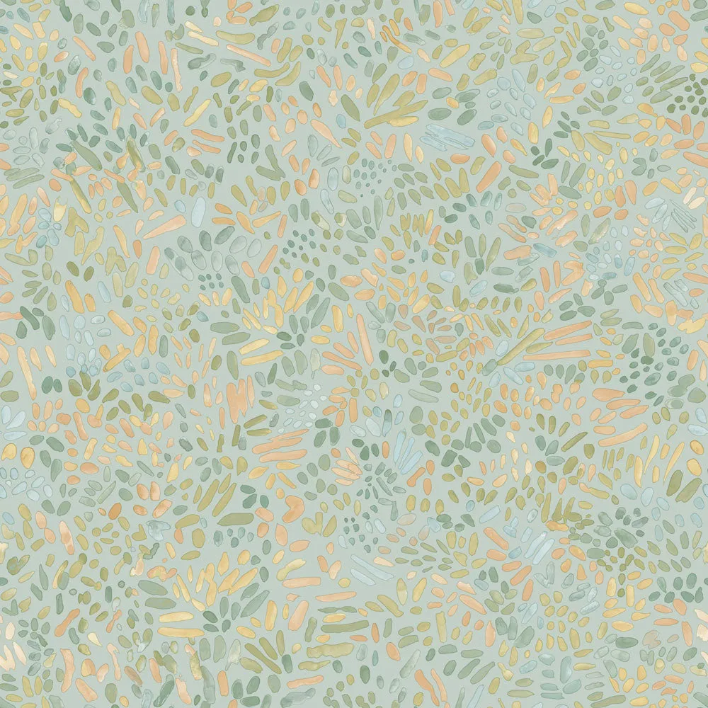 Brushstroke Garden Peel and Stick Wallpaper