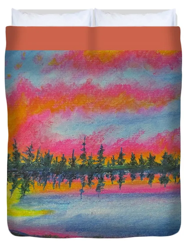 Candycane Sunset - Duvet Cover