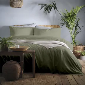 Cassia Duvet Cover Set by Appletree Loft in Khaki