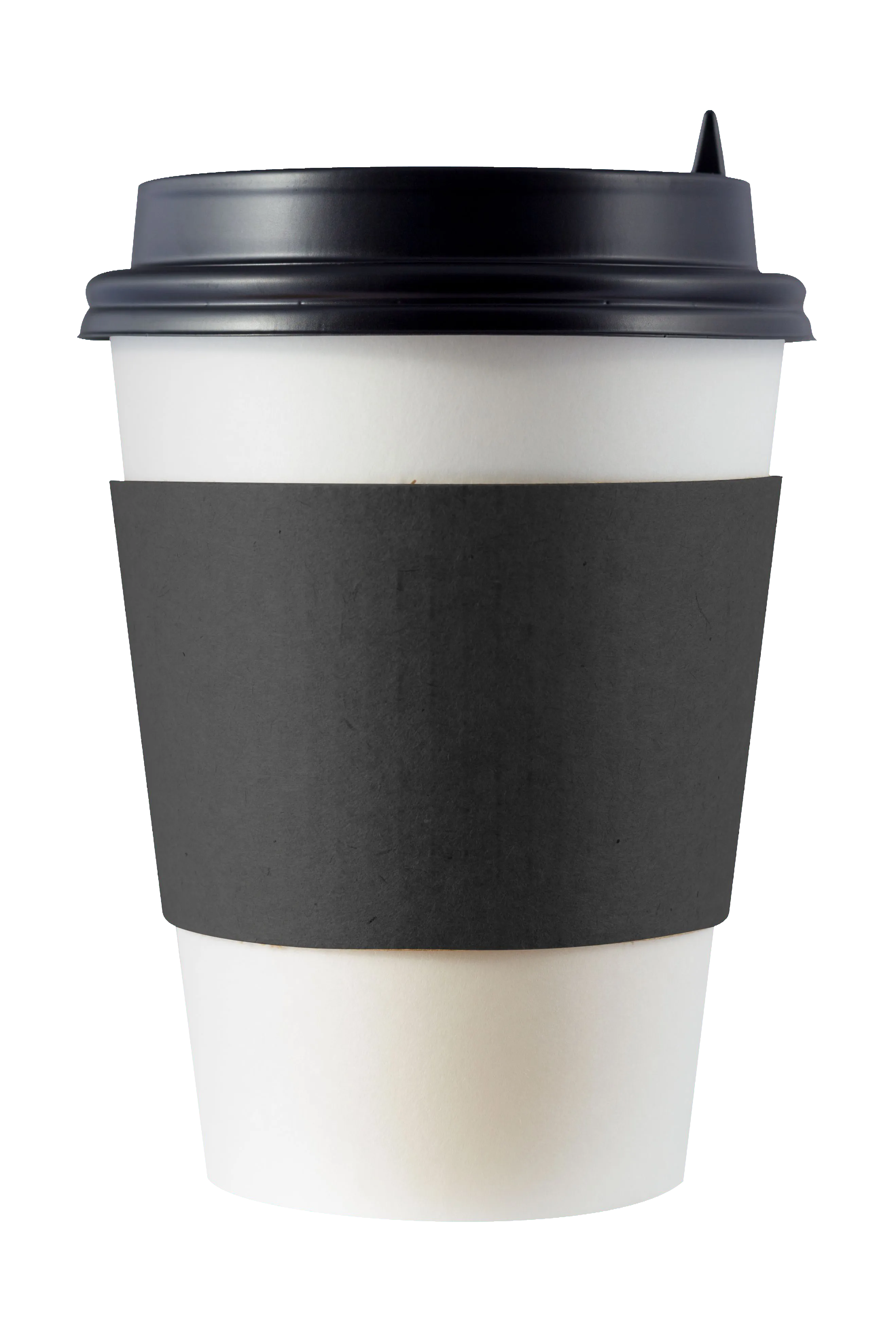 CCF Eco Friendly Disposable Corrugated Black Sleeve For Drink Cup - 1000 Pieces/Case