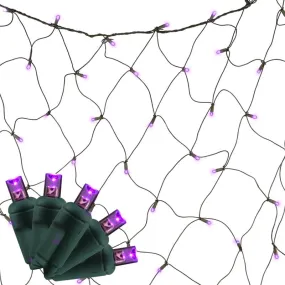 Celebrations Purple 100 ct LED Halloween Net Lights