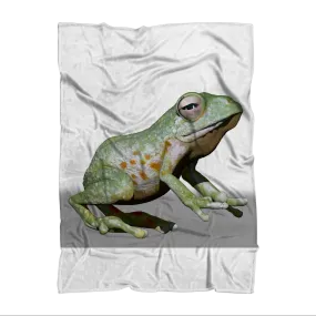 CG Frog Character Sublimation Throw Blanket