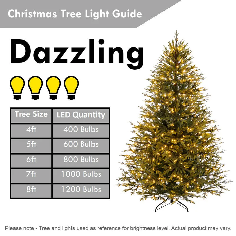 Christmas Tree Fairy Lights Multicolour Indoor 80 LED - 4.3m by Astralis