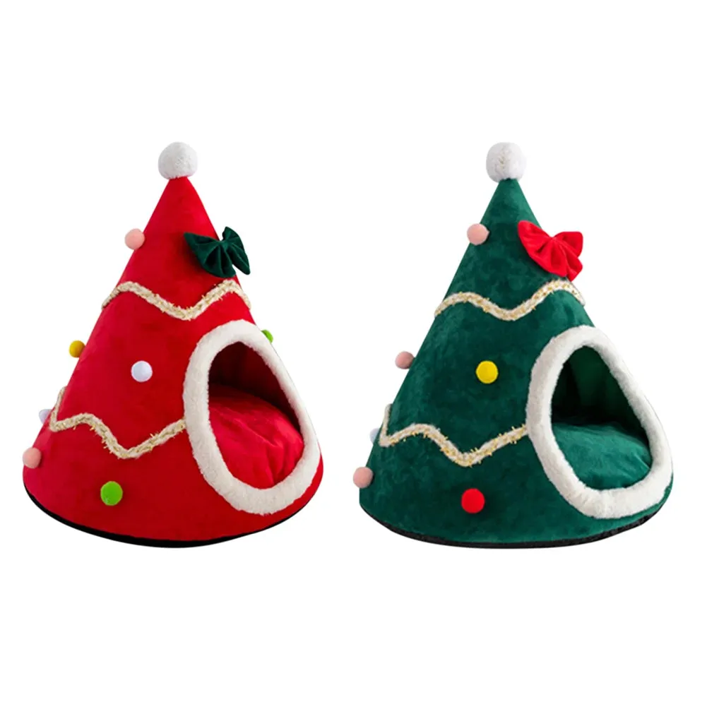 Christmas Tree Shaped Pet House